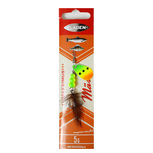 Блесна Fladen Maxximus Masen 5гр (Желтый Красный)