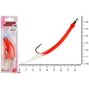Оснастка HIGASHI Gummi Makk rig SB2 #01 Красный (#12-0)