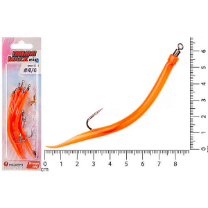 Оснастка HIGASHI Gummi Makk rig SB3 #05 Оранжевый (#12-0)